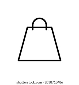 shopping bag icon vector for your design element