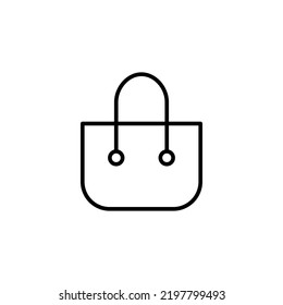 Shopping bag icon for web and mobile app. shopping sign and symbol