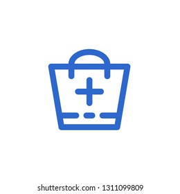 Shopping Bag Icon , Wistlist Logo , User Interface Symbol