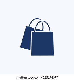 Shopping bag icon,clean vector