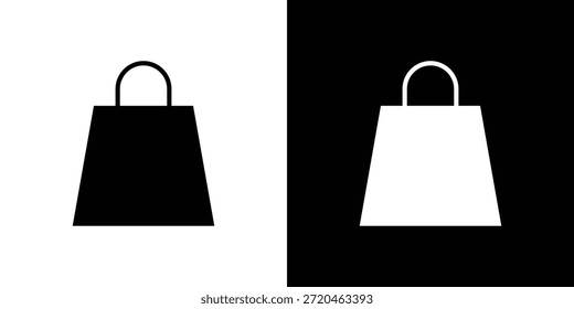 Conjunto de ícones de saco de compras. ícones de vetor projetados em estilo preenchido