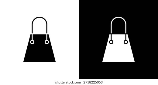 Shopping bag icons. Vector Template Illustration Symbol Pixels Perfect