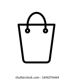 Shopping bag icon,vector illustration. Flat design style. vector shopping bag icon illustration isolated on White background, shopping bag icon Eps10. shopping bag icons graphic design vector symbols.