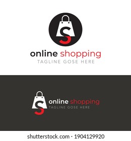 Shopping bag Illustration Design Template, Suitable for Creative Industries, Technology, Multimedia, Entertainment, Education, Shops and related businesses