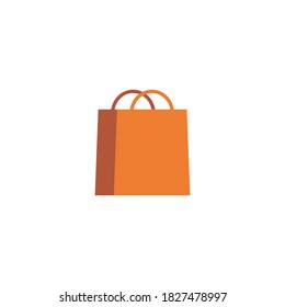 Plantilla vectorial del logotipo de la ilustración de la bolsa de compra