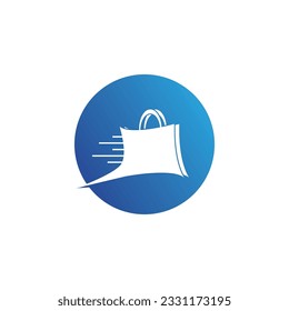 Shopping Bag Illustration Logo Vector  Template Illustration