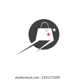 Shopping Bag Illustration Logo Vector  Template Illustration