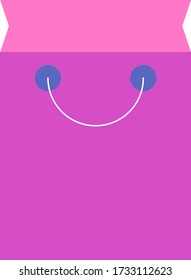 shopping bag illustration vector design