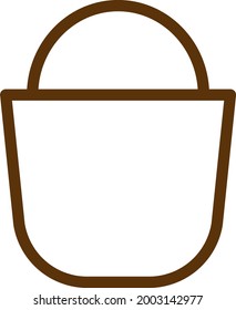 Bolsa de compras, ilustración, vector sobre fondo blanco.