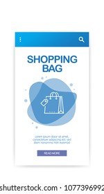 SHOPPING BAG INFOGRAPHIC