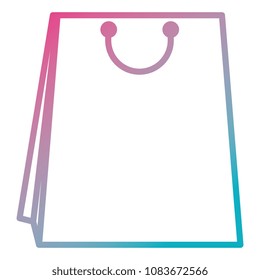 shopping bag isolated icon