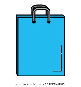 shopping bag isolated icon