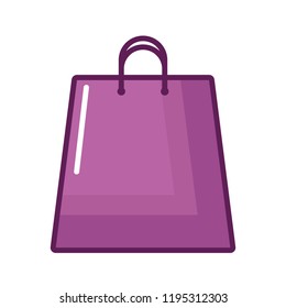 shopping bag isolated icon