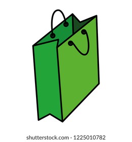 shopping bag isolated icon