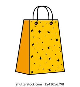 shopping bag isolated icon
