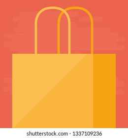 shopping bag isolated icon