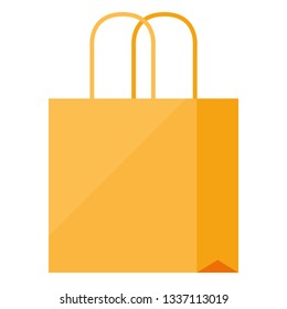 shopping bag isolated icon