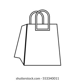 shopping bag isolated icon