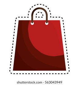 shopping bag isolated icon