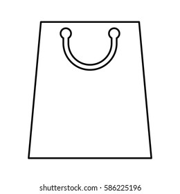 shopping bag isolated icon