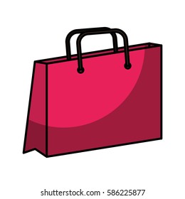 shopping bag isolated icon