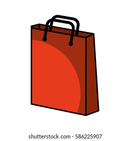 shopping bag isolated icon