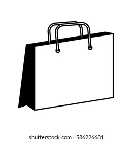 shopping bag isolated icon