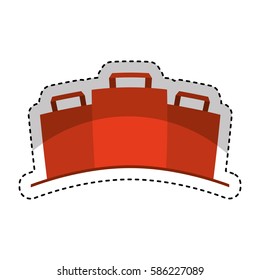 shopping bag isolated icon