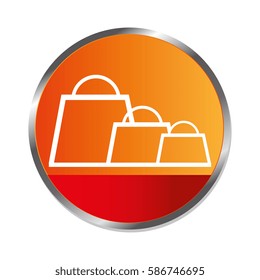 shopping bag isolated icon