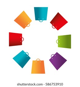 shopping bag isolated icon