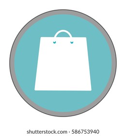 shopping bag isolated icon