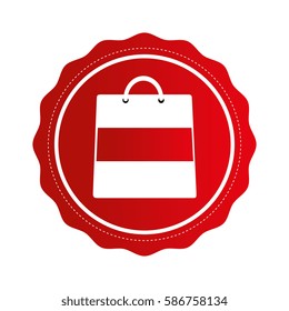 shopping bag isolated icon
