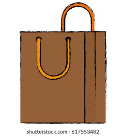 shopping bag isolated icon