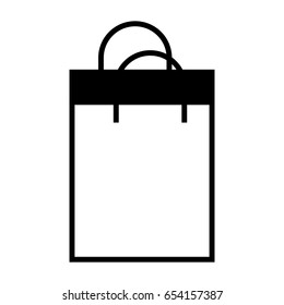 shopping bag isolated icon
