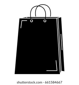 shopping bag isolated icon