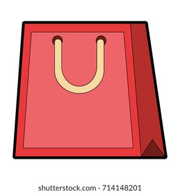 shopping bag isolated icon