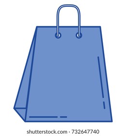 shopping bag isolated icon