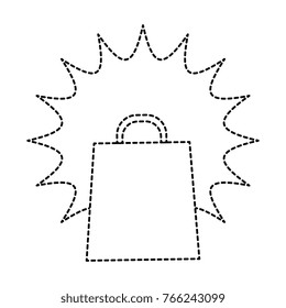 shopping bag isolated icon