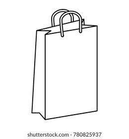 shopping bag isolated icon