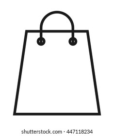 shopping bag isolated icon design, vector illustration  graphic 