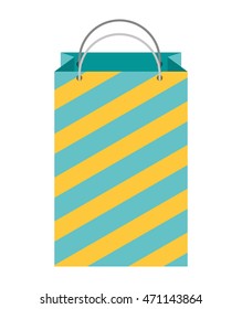 shopping bag isolated icon vector illustration design