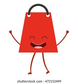 shopping bag isolated icon vector illustration design