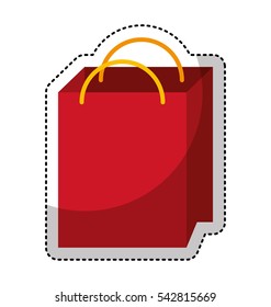 shopping bag isolated icon vector illustration design