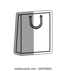 Shopping bag isolated icon vector illustration graphic design