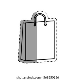 Shopping bag isolated icon vector illustration graphic design