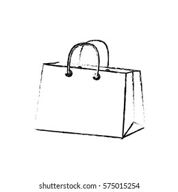 Shopping bag isolated icon vector illustration graphic design