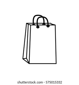 Shopping bag isolated icon vector illustration graphic design