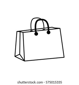 Shopping bag isolated icon vector illustration graphic design