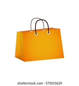 Shopping bag isolated icon vector illustration graphic design