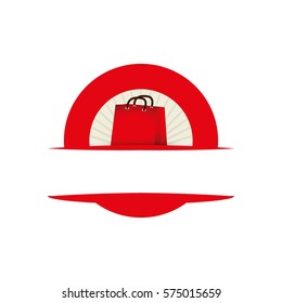 Shopping bag isolated icon vector illustration graphic design